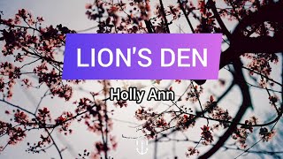 Watch Holly Ann Lions Den video