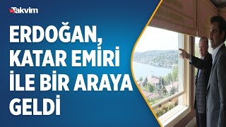 Erdoğan, Katar Emiri Al Sani Ile Vahdettin Köşkünde Bir Araya Geldi