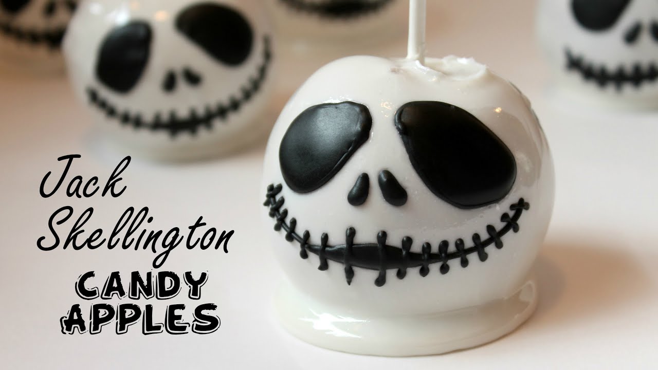 Jack Skellington Candy Apples YouTube Jack Skellington Candy Apples YouTube