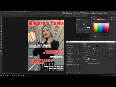 Thiết kế Bìa Tạp chí với Adobe Photoshop CC 2019