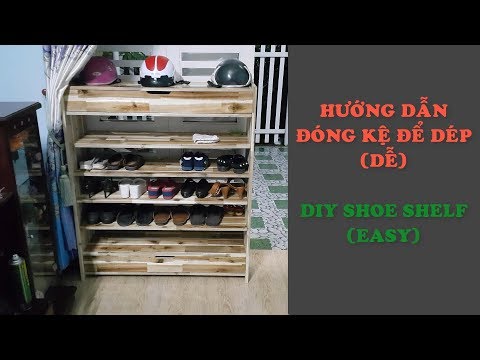 Hướng dẫn đóng kệ để dép