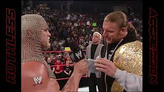 Triple H vs. Scott Steiner - Arm Wrestling | WWE RAW (2002) 2