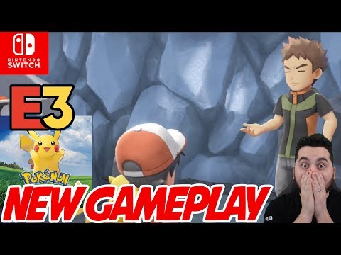 New Pokemon Gameplay! Pokemon E3 Full Presentation for Pokemon Let's Go Pikachu and Eevee! | Pokemon: let's go pikachu! New Pokemon Gameplay! Pokemon E3 Full Presentation for Pokemon Let's Go Pikachu and Eevee! | Pokemon: let's go pikachu!