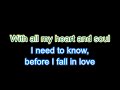 Before I fall in Love Lyrics - Sarah Geronimo