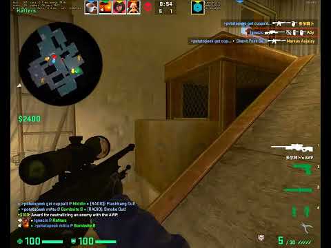 Lucky AWP wallbang