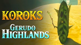 Zelda: Tears Of The Kingdom - All Korok Seeds (Gerudo Highlands Tower) Locations #407 - #466