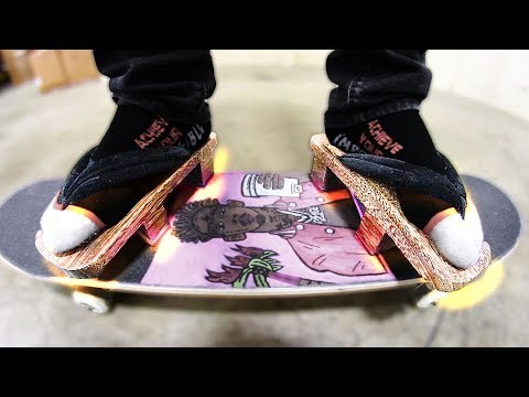 Crazy Wooden Sandals | Stupid Skate Ep 127