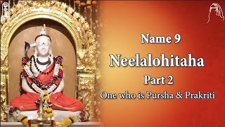 009.2 of 108 Names of Lord Shiva : Neelalohitaha - One who is Pursha & Prakriti