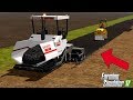 Farming Simulator 17 - Road Construction - Asphalt Paver - WORKING PAVEMENT