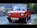 Fiat 126 BIS interior, exterior, start up & driving!