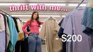 Come Thrift With Me Try On Haul
