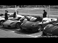 Incredible supercar line-up + sounds in The Netherlands!