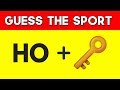 Can You Guess The Sport From The Emojis? | Emoji  Puzzle
