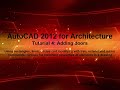 AutoCAD 2012 Tutorial 4 - Adding doors