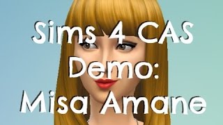 Sims 4 Create a Sim - Misa Amane