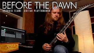 Before The Dawn - Archaic Flame (Guitar Playthrough) | Napalm Records
