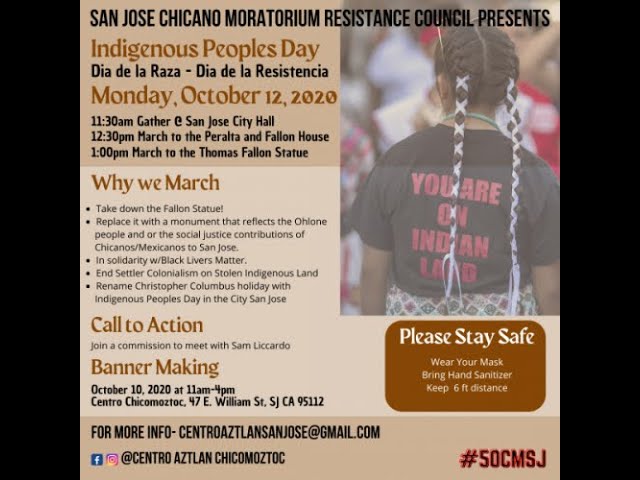 Indigenous Peoples Day / Dia De La Raza San Jose CA 10/12/2020