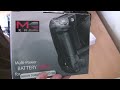 Meike Nikon MB-D10 clone battery grip for D700 unboxing and Installation plus 8 FPS example.
