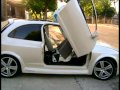 Celta tunado com lambo door Tuning doors Portas verticais
