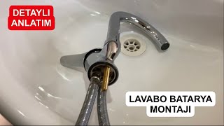 Lavabo batarya montajı | Lavabo bataryası nasıl sökülür | Lavabo bataryası nasıl