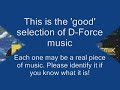 D force music