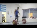 Olympic Weightlifting 285 lbs Snatch - 16 Year Old Snatching Twice his bodyweight