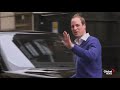 Prince William all smiles as he leaves hospital following birth of daughter
