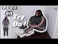 Gucci GG Jacquard Jogger Track Suit Try On Haul Unboxing !