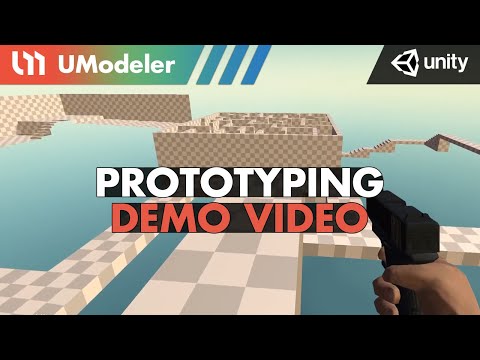 Prototyping Demo with UModeler in Unity.