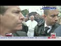 Pope walks among followers in Brazil