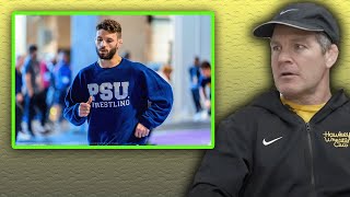 Tom Brands talks Thomas Gilman leaving Iowa for Penn State