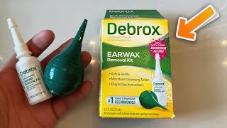 Debrox Earwax Removal Kit Drops And Ear Syringe Bulb - User Review