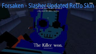 Roblox Forsaken - Slasher Updated Retro Skin Gameplay