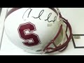 Andrew Luck Signed Stanford Cardinal Full Size Replica Helmet Panini COA Colts