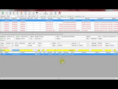 Hướng dẫn nghiệp vụ mua dịch vụ trong phần mềm ERP
