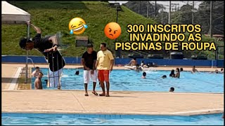 Prindo O Desafio 300 Inscrito - Pulando As Piscina De Roupa Quase Apanhei