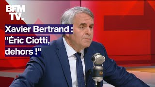 Éric Ciotti, Dehors Xavier Bertrand Demande La Démission Du Président Des Républicains