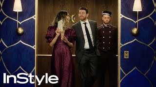 Jamie Chung and Bryan Greenberg | 2020 Golden Globes Elevator | InStyle | #short