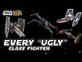 BREAKDOWN of the Ugly fighter class-TYE Wing, X-TIE, X-Ceptor |Star Wars Hyperspace Database|