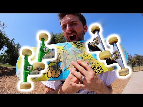 THE CRAZY 4 STAGGERED TRUCKS BOARD | STUPID SKATE EP 103