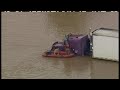 Kalkaska semi driver stranded by flood on I-75 in Flint
