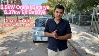 Citroen Ami Fiat Topolino - Ek Batarya 150Km Menzil - Lifepo4 Batarya Test Sürüşü Beklenen Video