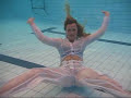 Wetlook - Wetmar underwater in the pool party in white