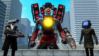 New Upgraded Mutant Speakerman Titan Vs All Cameraman And Tv Man Bosses In Garry's Mod!