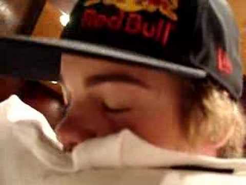 Video: Red Bull's Ryan Sheckler getting his 1st tattoo at H&H