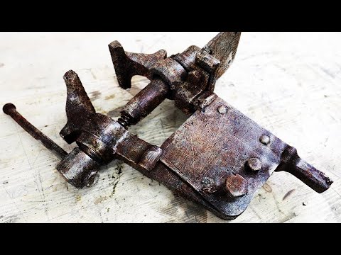 Old Blacksmith's Vise Restoration
