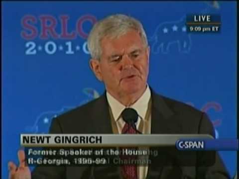 Becoming the Party of Yes: Newt Gingrich speaks at the Southern Republican Leadership Conference