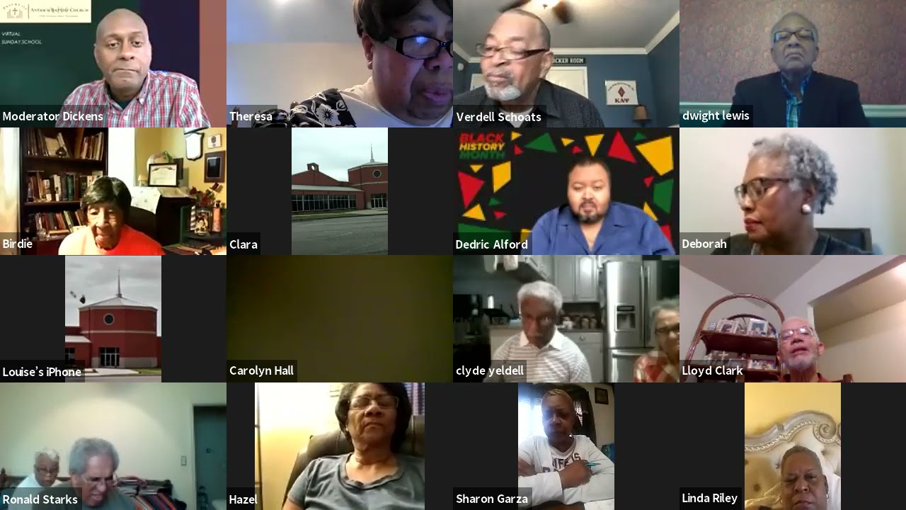 February 2021 - Virtual Sunday School