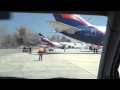 Aircraft fire Sheremetevo June 2014