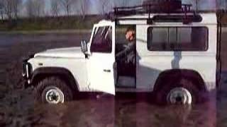 Land Rover Defender 90 In Quicksand